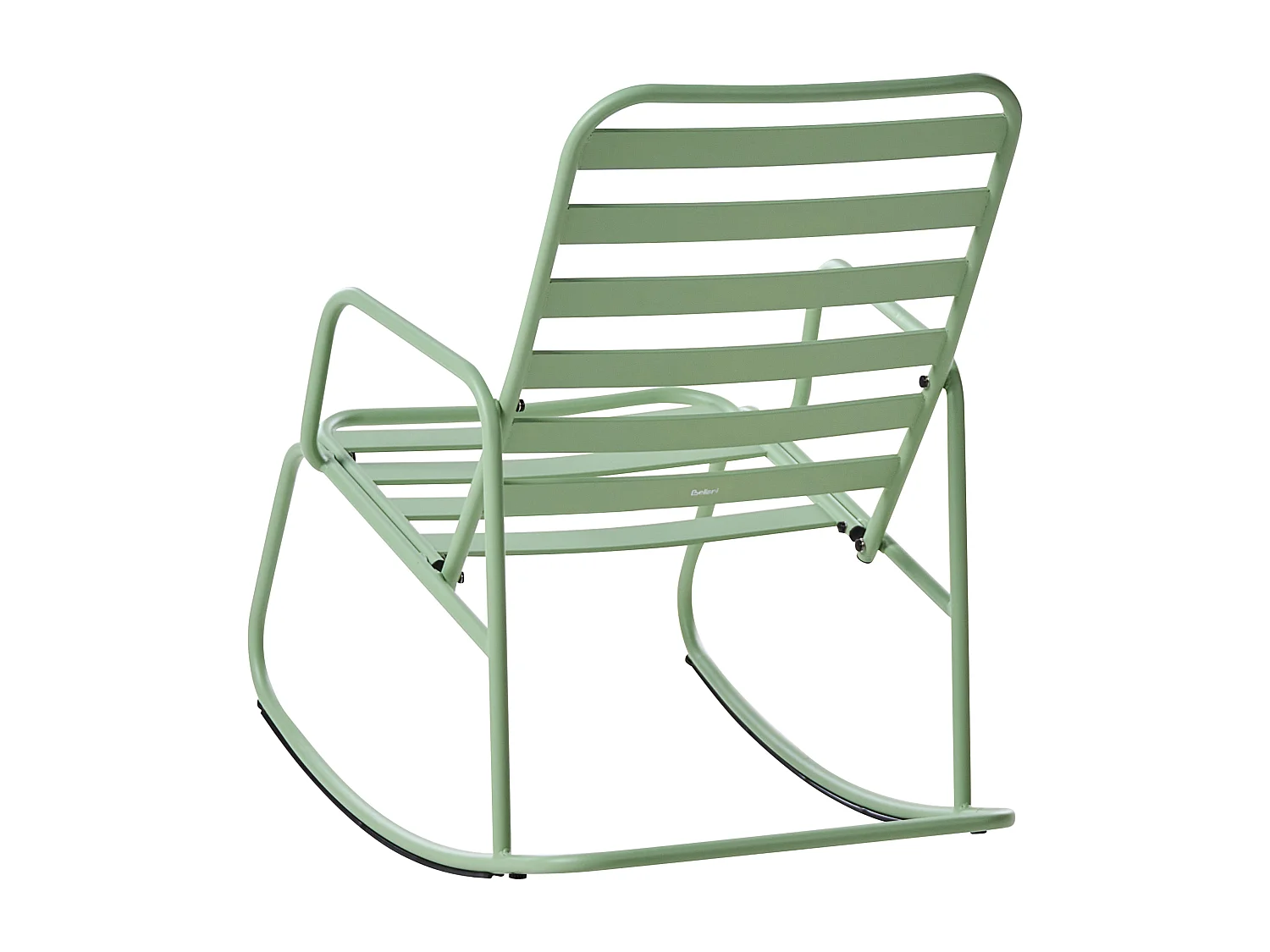 Fauteuil à bascule de jardin TURI Métal Vert
