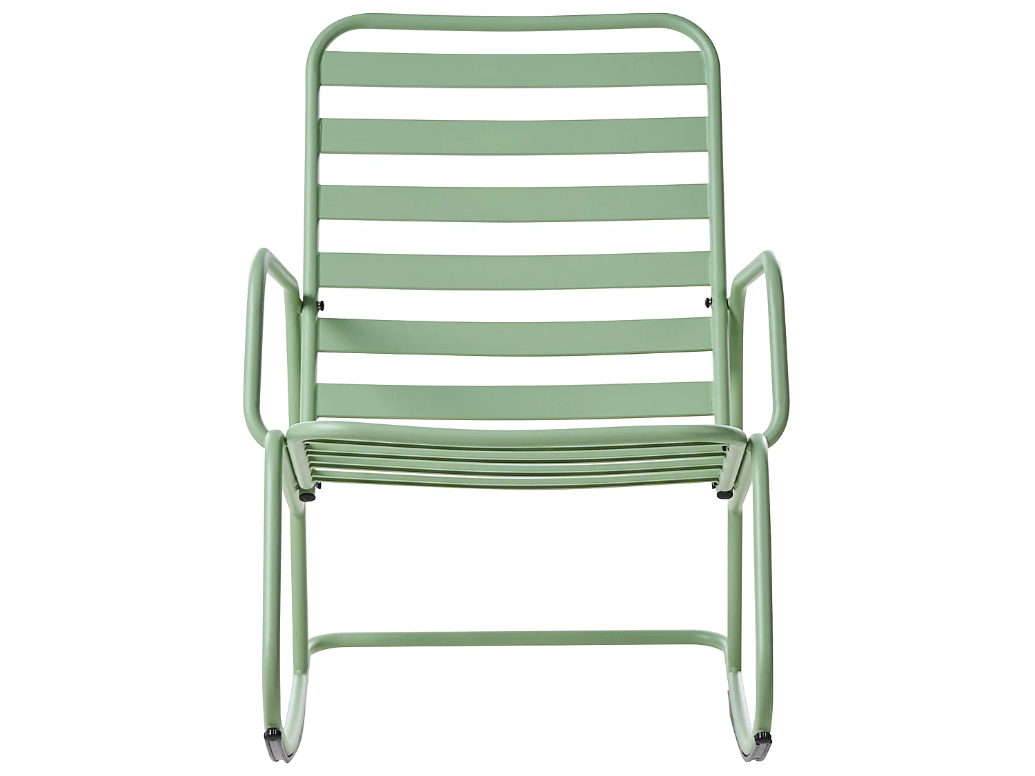 Fauteuil à bascule de jardin TURI Métal Vert