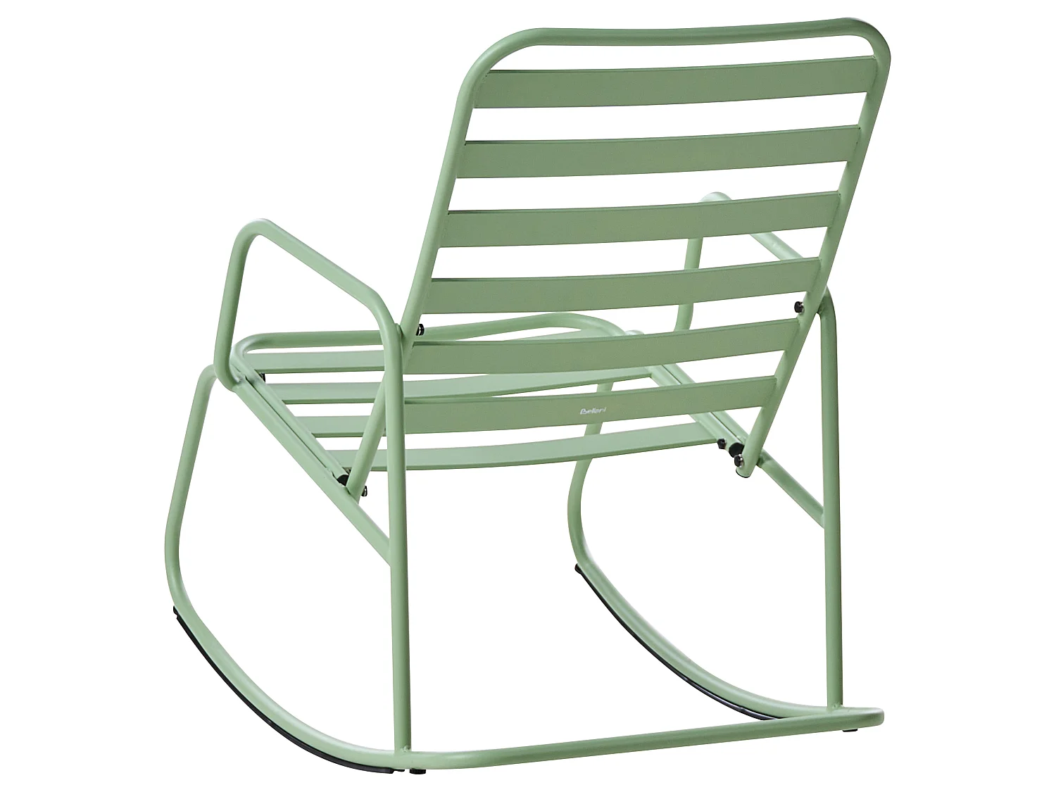 Fauteuil à bascule de jardin TURI Métal Vert