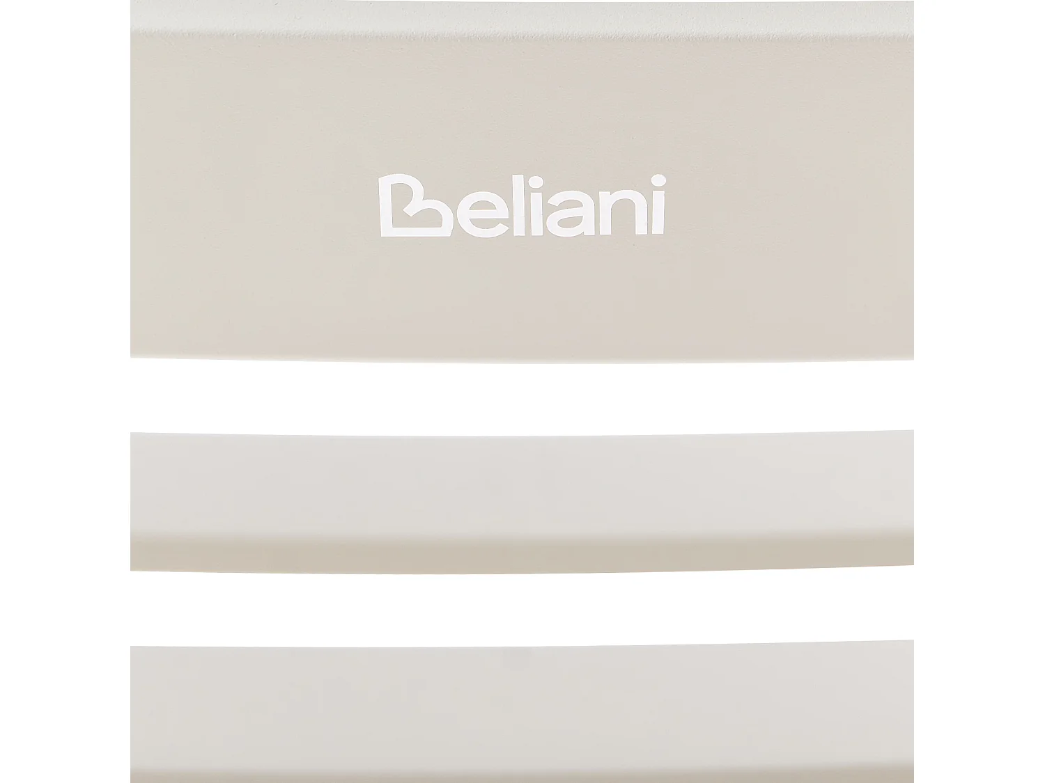 Fauteuil à bascule de jardin TURI Métal Blanc cassé