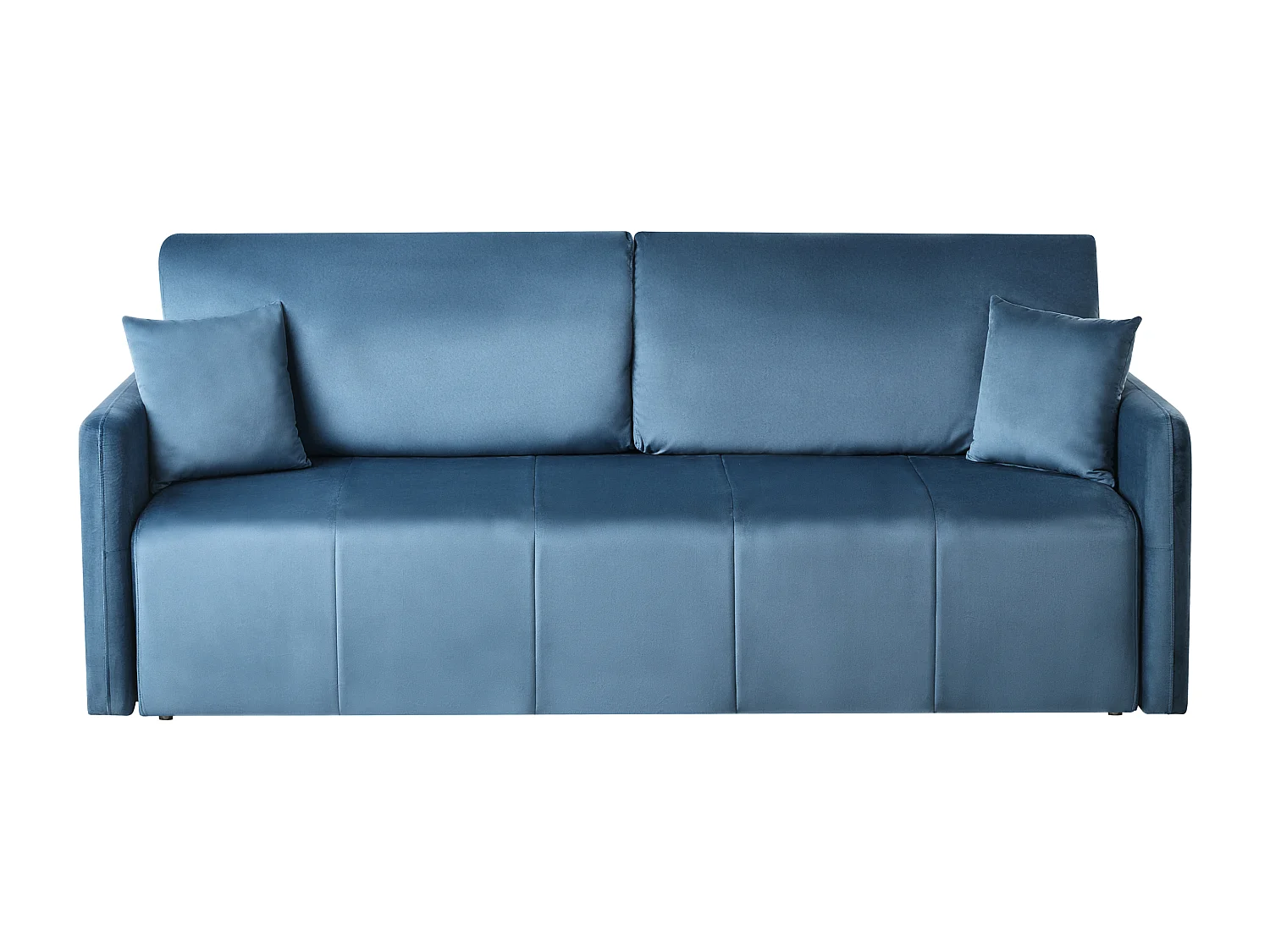 Canapé-lit 3 places EGGE Velours Bleu