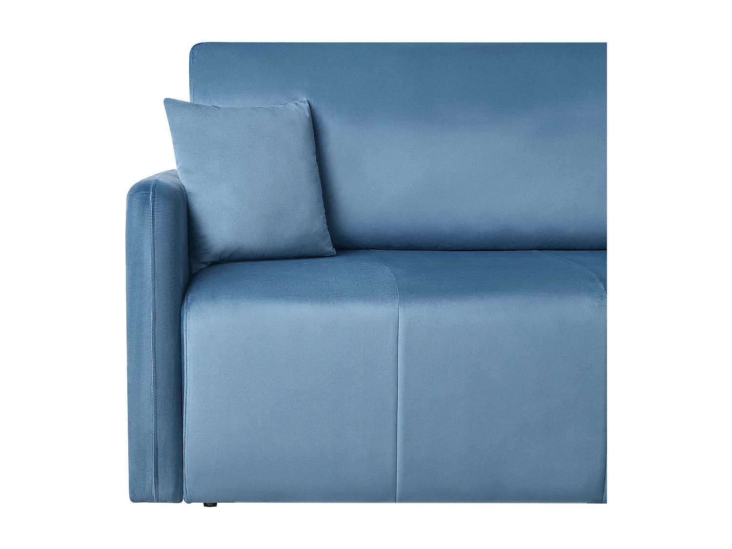 Canapé-lit 3 places EGGE Velours Bleu