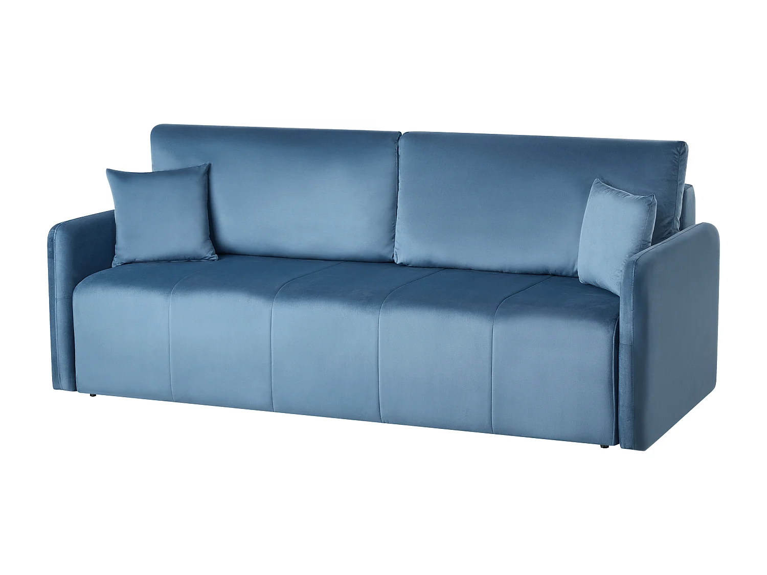 Canapé-lit 3 places EGGE Velours Bleu