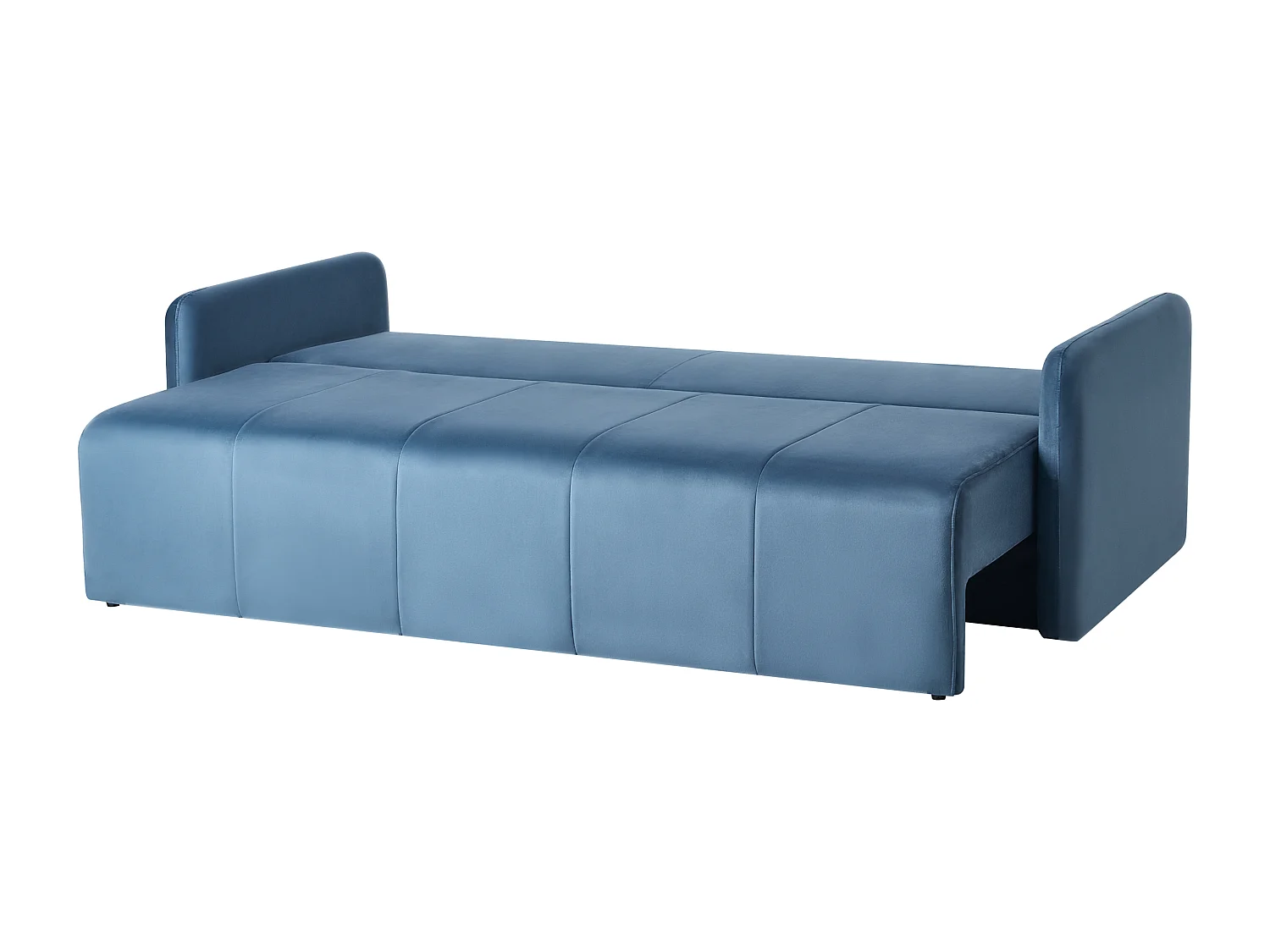 Canapé-lit 3 places EGGE Velours Bleu