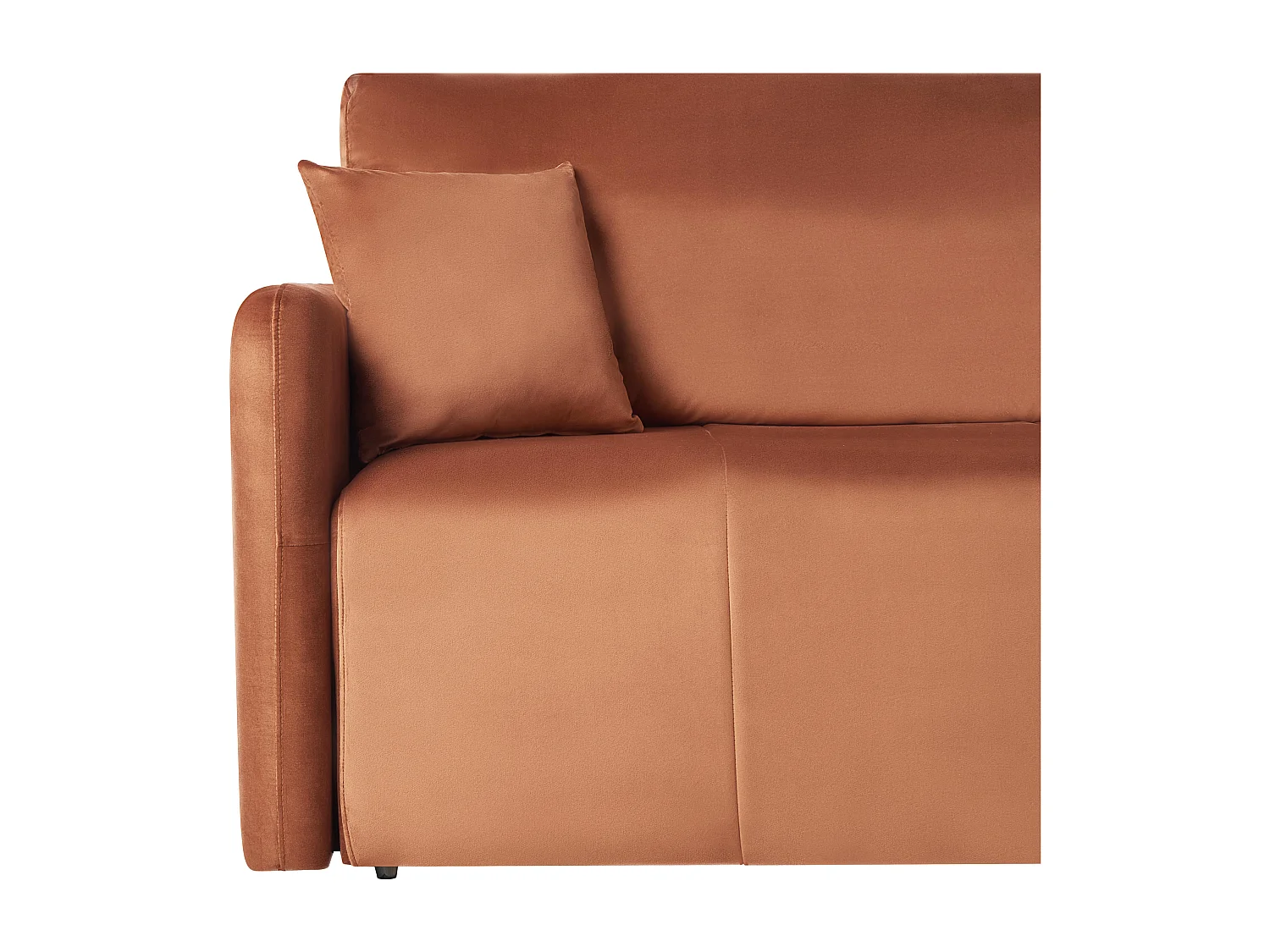 Canapé-lit 3 places EGGE Velours Marron doré