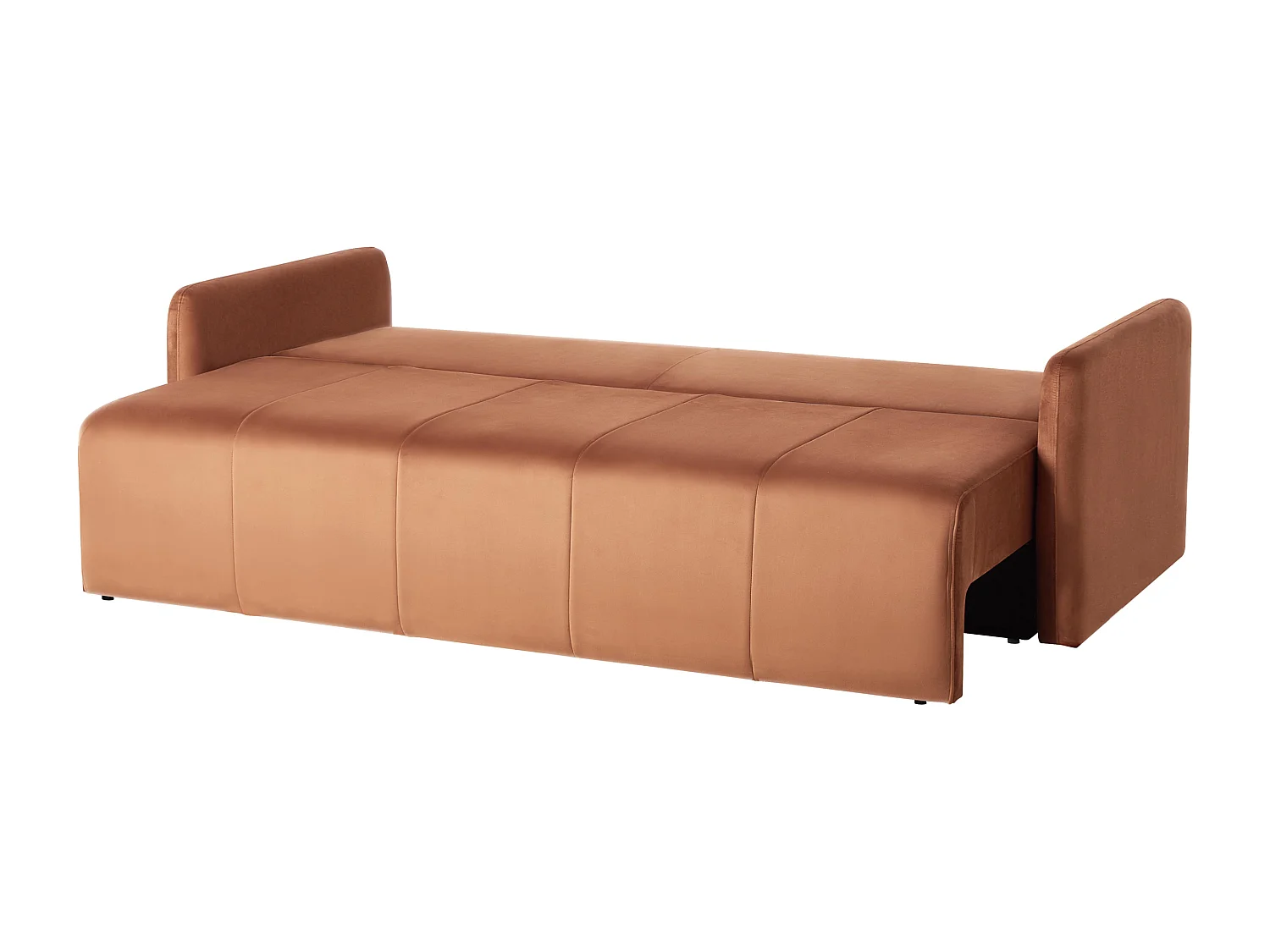 Canapé-lit 3 places EGGE Velours Marron doré