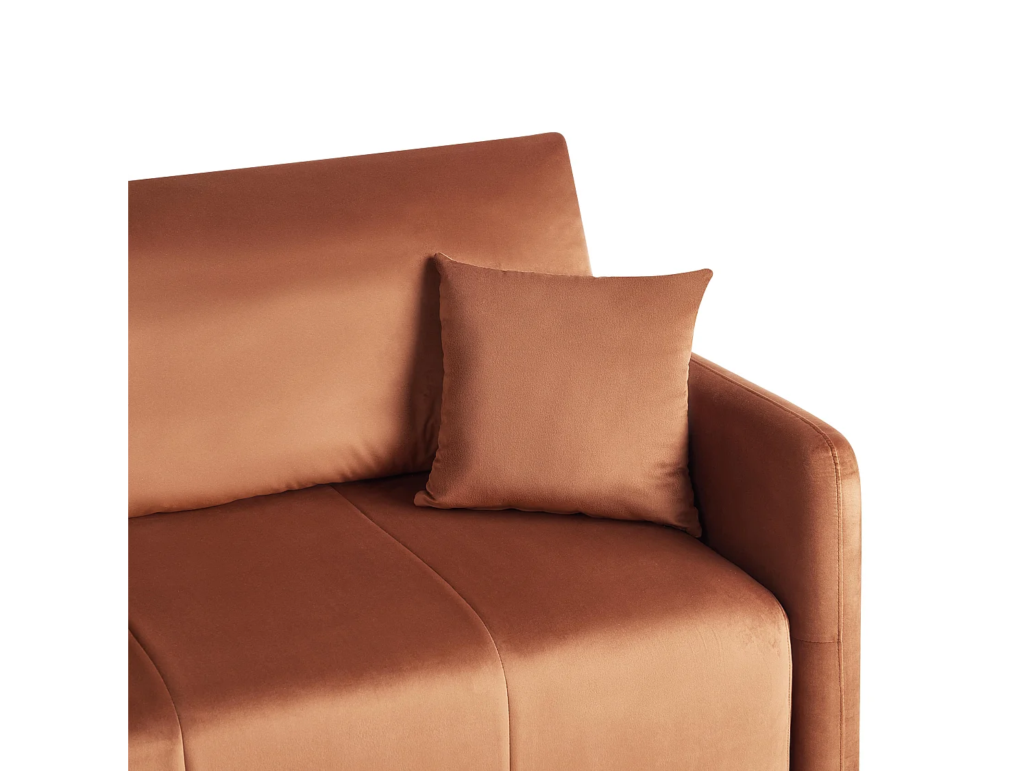 Canapé-lit 3 places EGGE Velours Marron doré