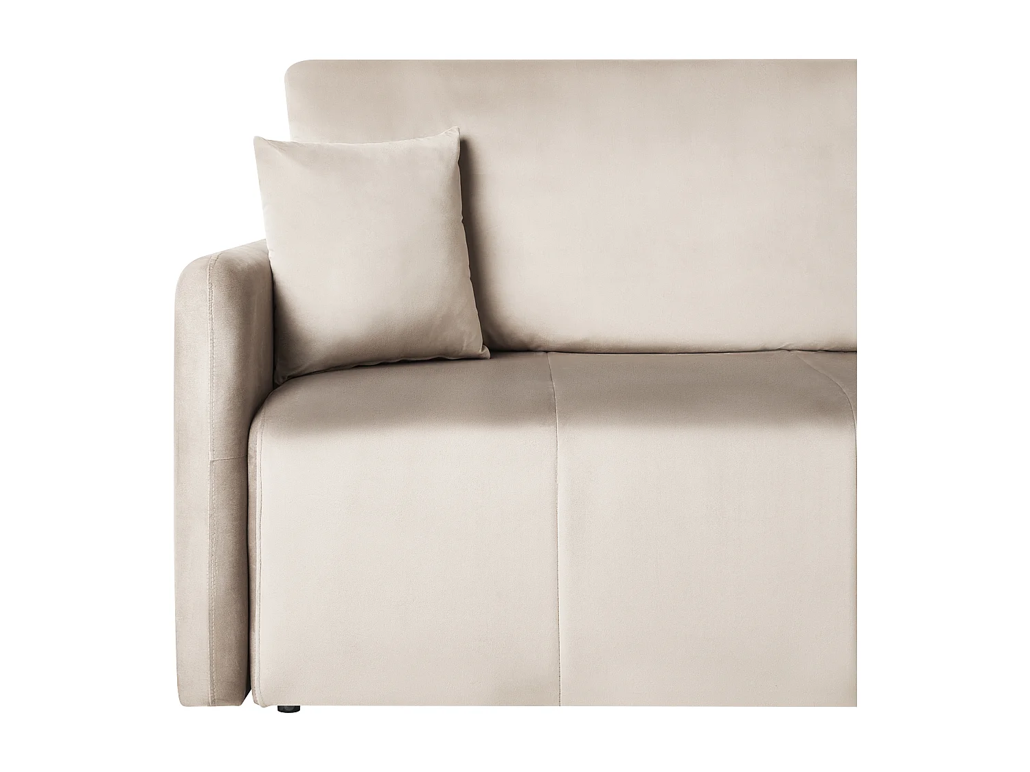 Canapé-lit 3 places EGGE Velours Taupe