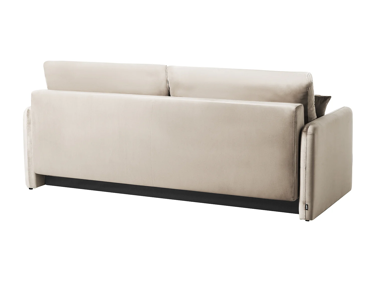 Canapé-lit 3 places EGGE Velours Taupe