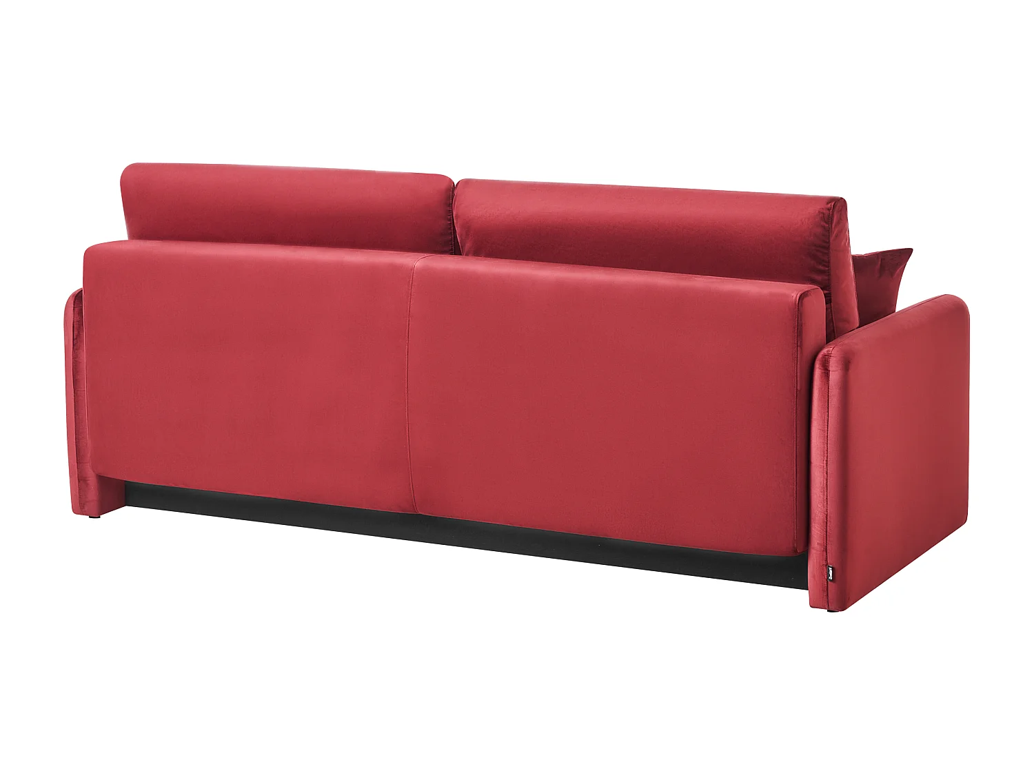 Canapé-lit 3 places EGGE Velours Rouge Bordeaux