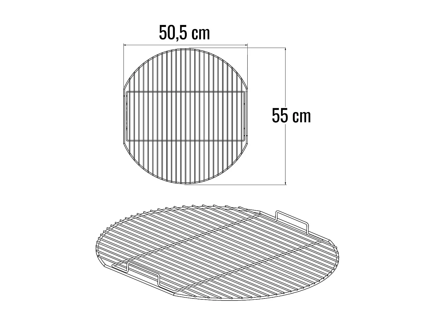 Rejilla simple 55 cm