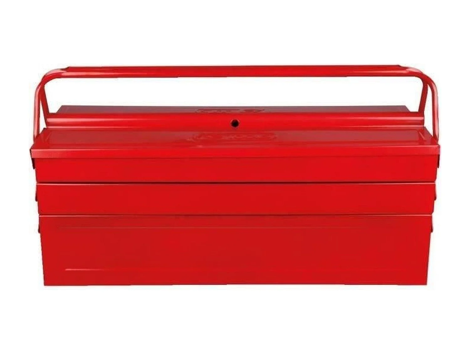 Caisse à outils métallique KS Tools 5 compartiments - Rouge