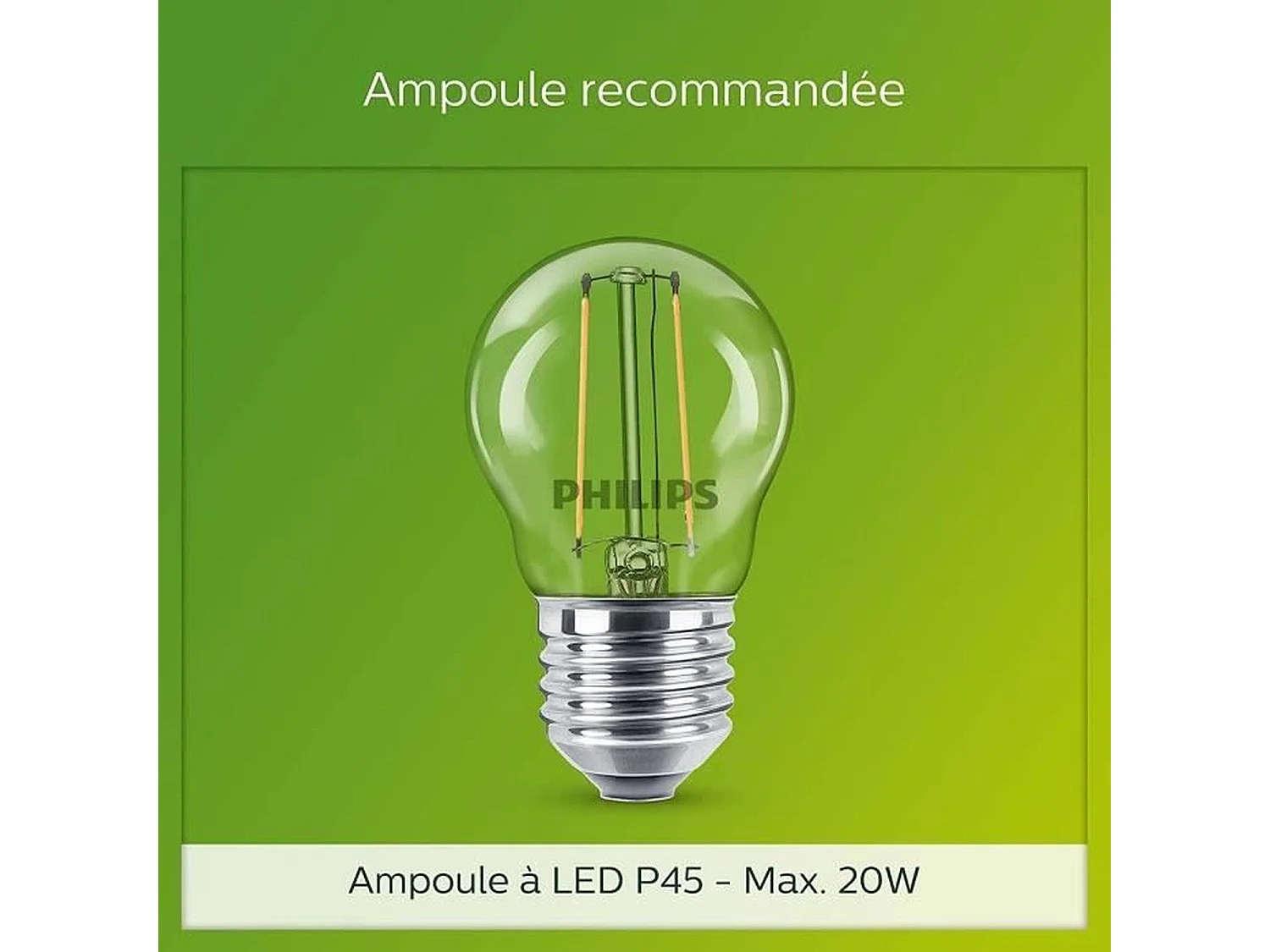 Borne extérieure PHILIPS Utrecht - Métal - LED - 1x20W - Gris - Contemporain - Design