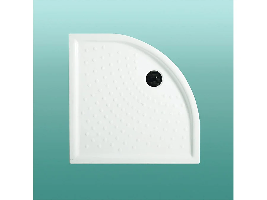 Receveur De Douche Semi-Circulaire 80X80 Blanc H6cm | Malta