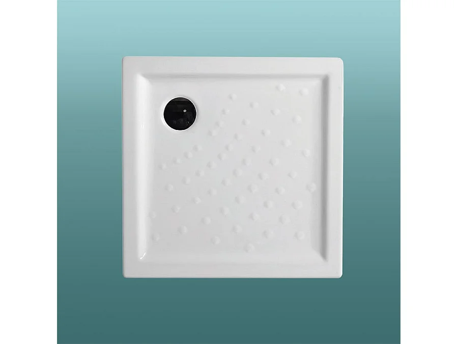 Receveur De Douche En Céramique Antidérapant 90X90 Carré H6 | Malta