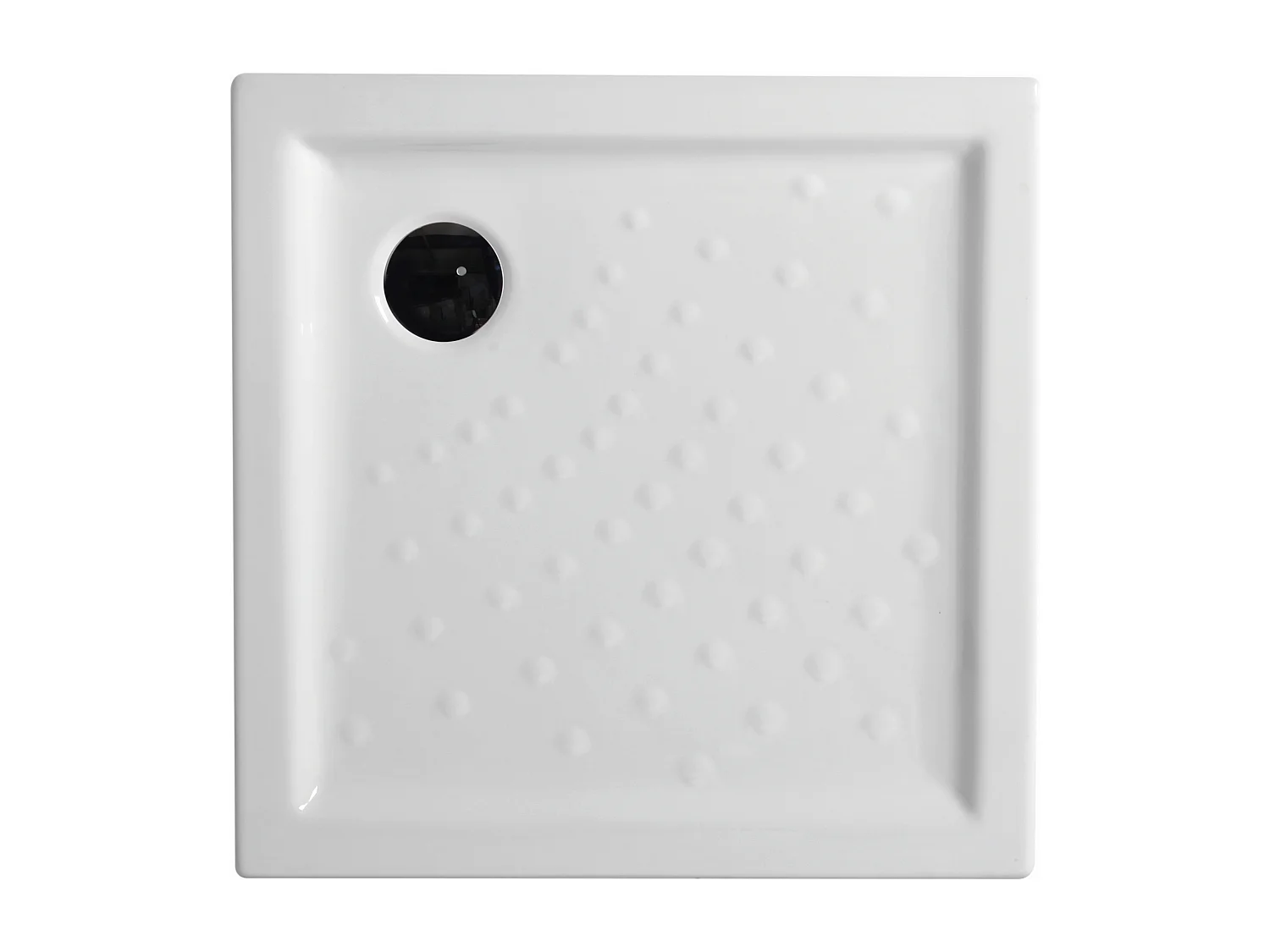 Receveur De Douche En Céramique Antidérapant 90X90 Carré H6 | Malta