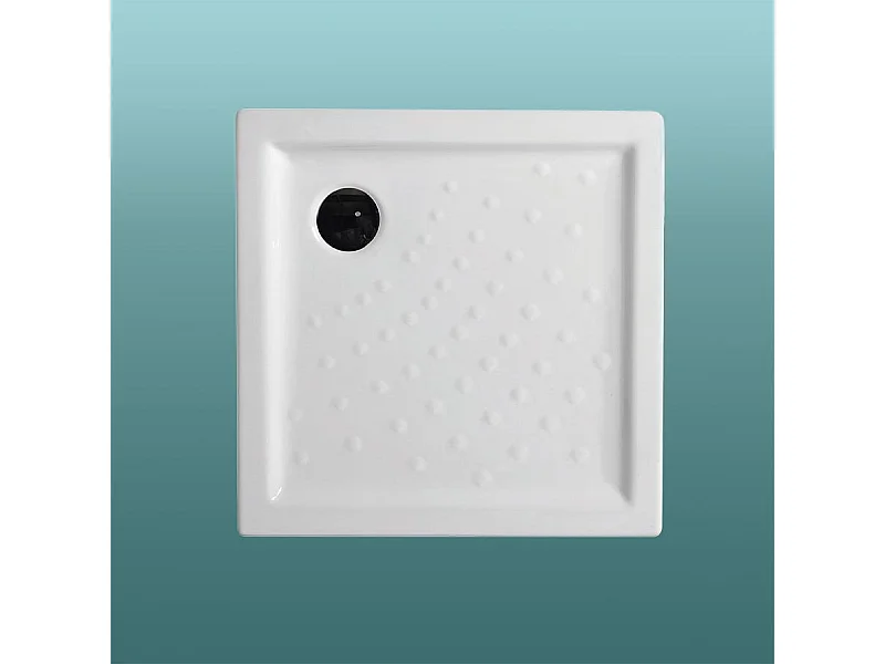 Receveur De Douche En Céramique Antidérapant 90X90 Carré H6 | Malta