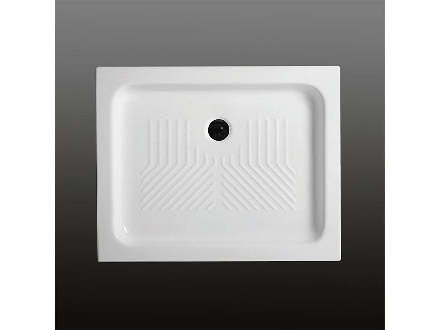 Receveur De Douche En Céramique Rectangulaire 70X90 Cm | Topazio