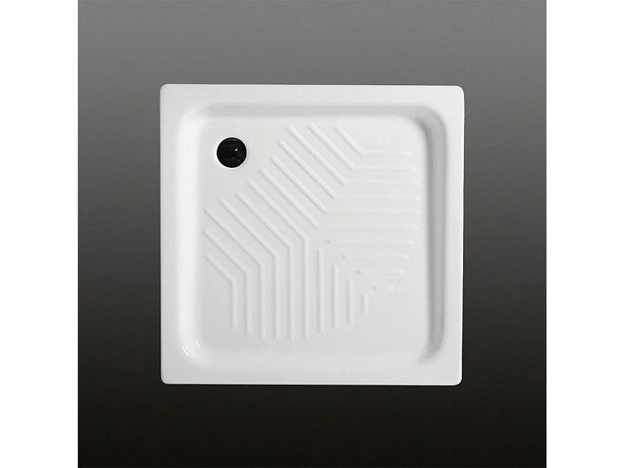 Receveur De Douche En Céramique Carré 80X80 Cm Antidérapant | Topazio