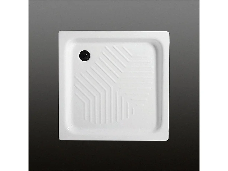 Receveur De Douche En Céramique Carré 80X80 Cm Antidérapant | Topazio