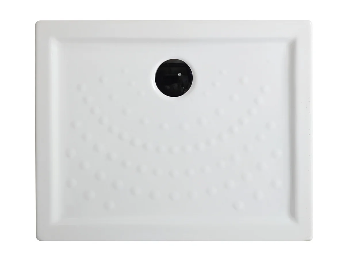 Receveur De Douche D'angle Antidérapant En Céramique 80X120 H6  | Malta