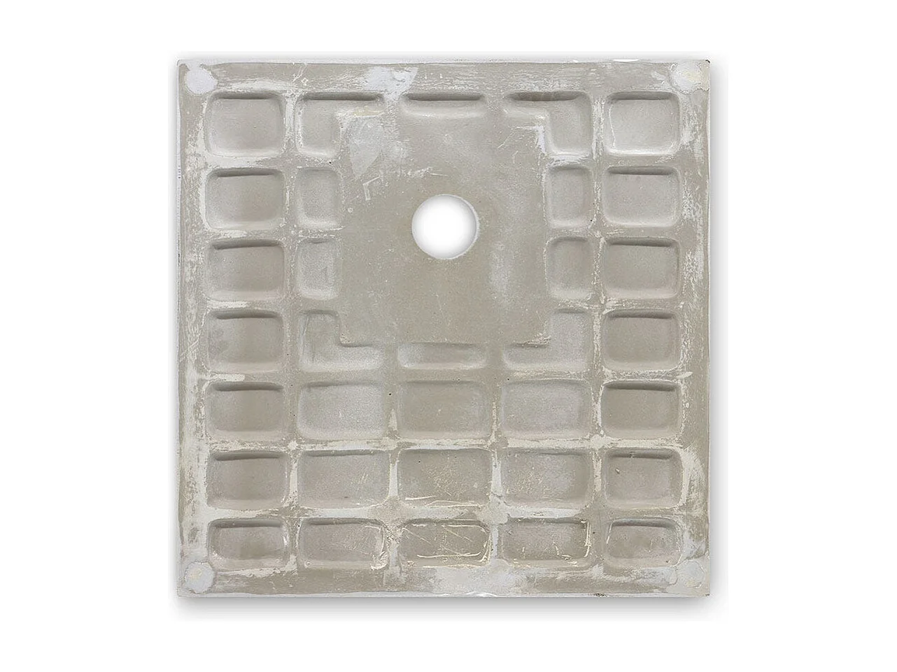 Receveur De Douche 80X80 En Résine Blanche Effet Pierre | Muse