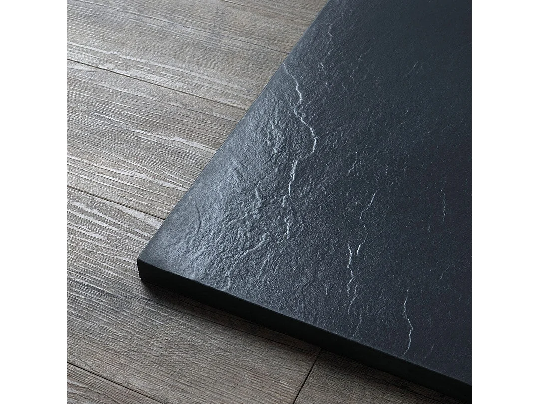 Receveur De Douche Muse 160X80 En Résine Anthracite + Couvercle De Bonde | Muse