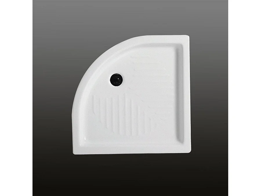 Receveur De Douche 90 Cm Angulaire Semi-Circulaire En Céramique | Topazio