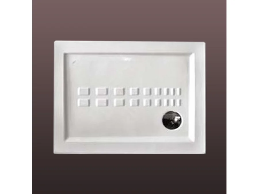 Receveur De Douche Traditionnel 70X100 Extra Plat En Céramique | Linea