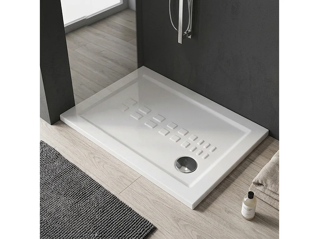 Receveur De Douche Traditionnel 70X100 Extra Plat En Céramique | Linea