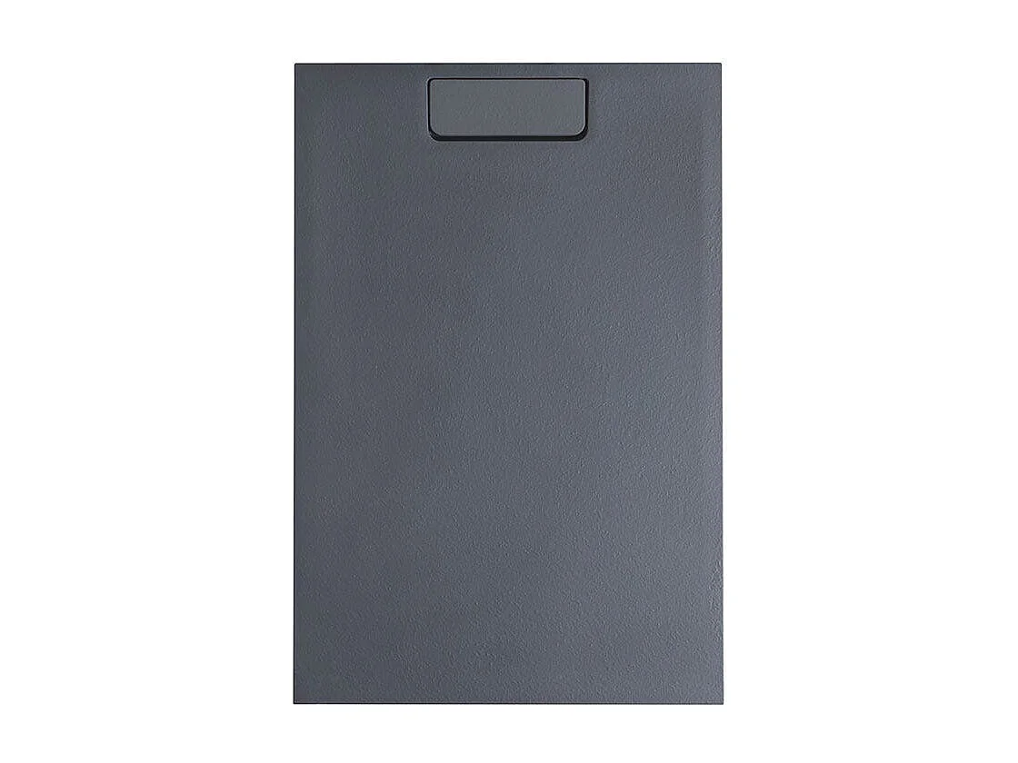 Receveur De Douche En Résine Gris Ardoise 80X120 Cm Effet Pierre | Mart