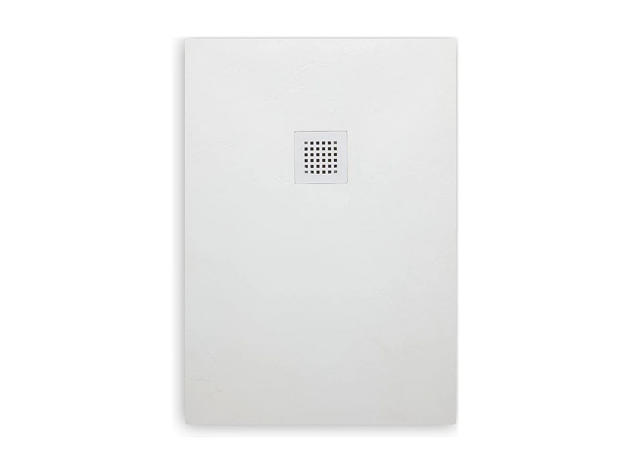 Receveur De Douche 120X70 En Résine Blanche Effet Pierre | Muse