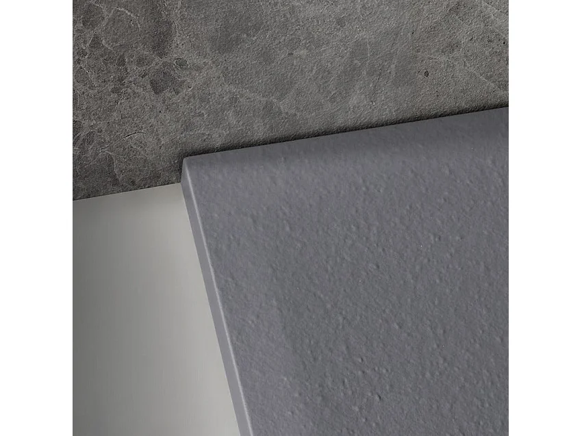 Receveur De Douche 80X100 En Résine Grise Avec Effet Pierre | Mart