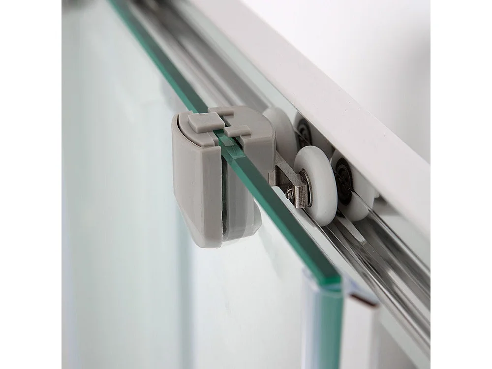 Cabine De Douche Complète 120X80 Avec Portes Transparentes Et Receveur De Douche En Céramique