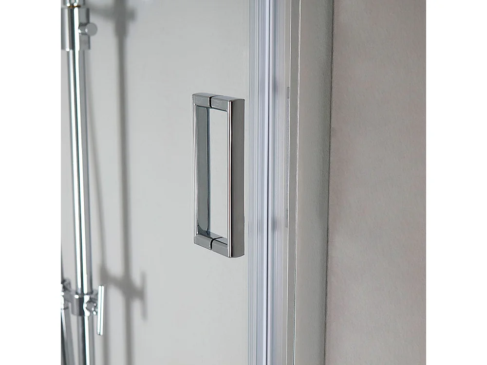 Cabine De Douche Avec Nouvelle Niche  Cm 110 Et Côté Fixe Cm 70 Transparent | New Giada