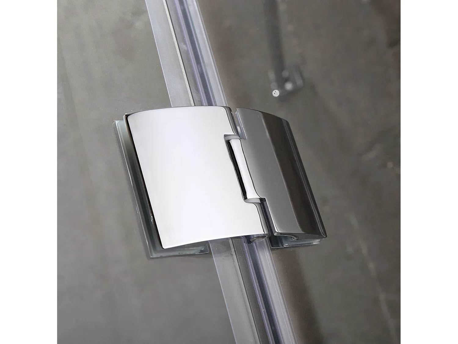 Cabine De Douche Carrée Ouverture Angulaire 80X80 En Verre 6 Mm Sans Structure | London 