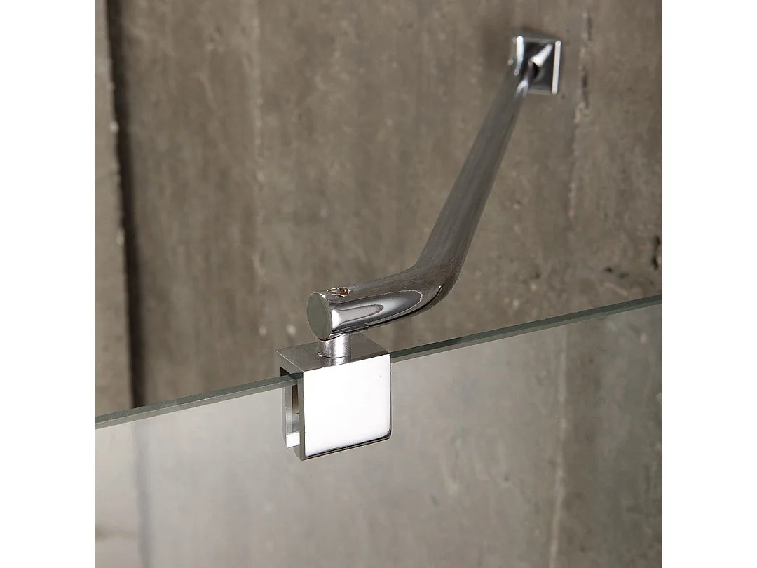 Cabine De Douche Carrée Ouverture Angulaire 80X80 En Verre 6 Mm Sans Structure | London 