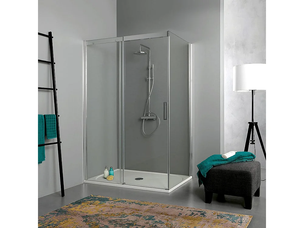 Cabine De Douche 80X120 Porte Coulissante Hauteur 190 Cm | Dream
