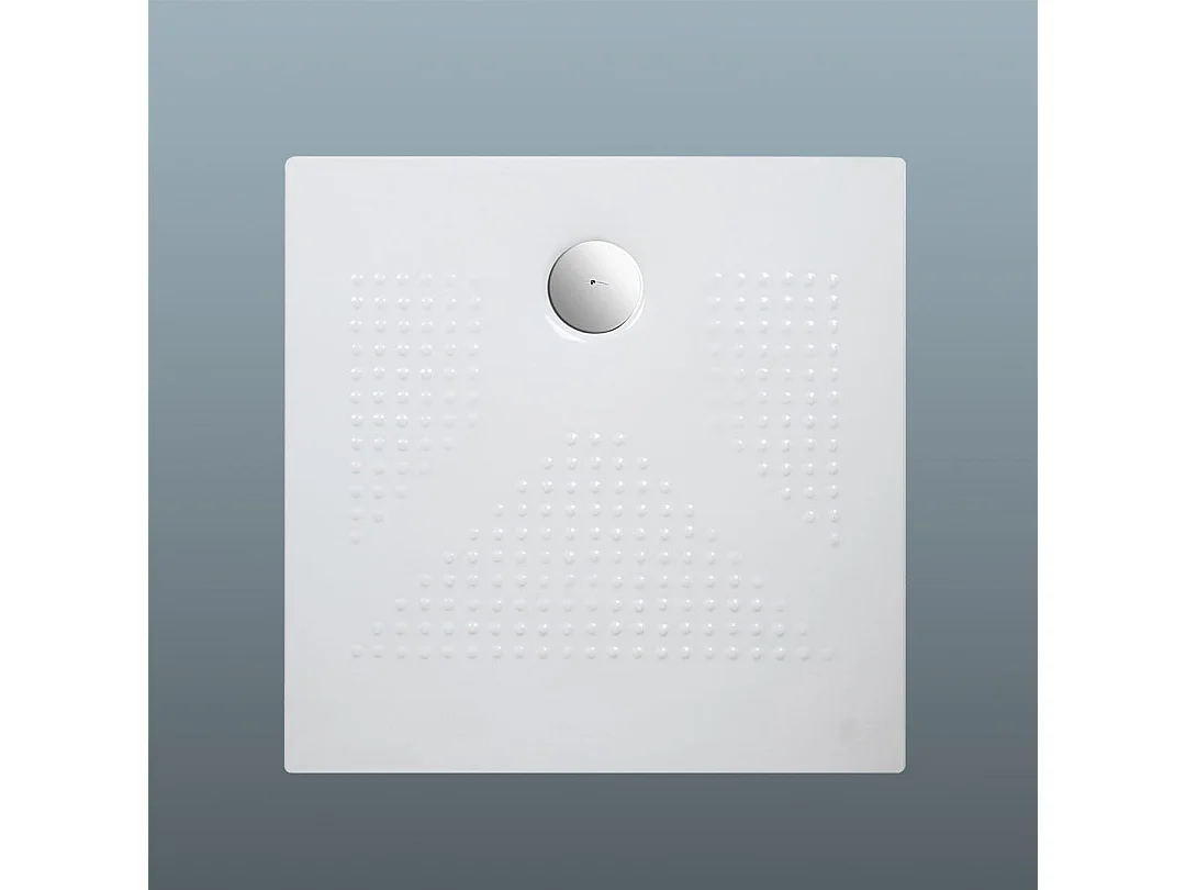 Receveur De Douche Carré 80X80 En Céramique Mince 3Cm | Delfino