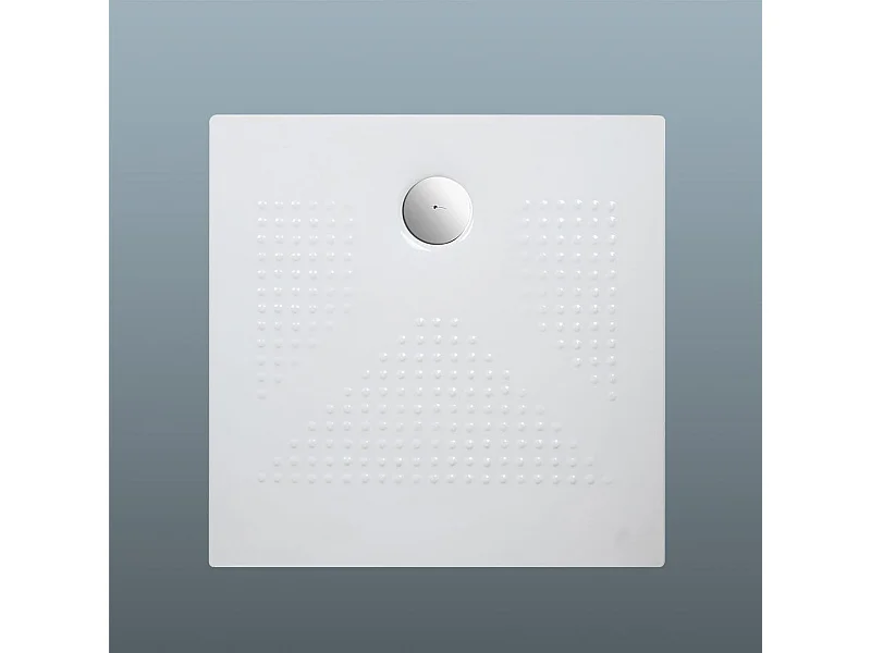 Receveur De Douche Carré 80X80 En Céramique Mince 3Cm | Delfino