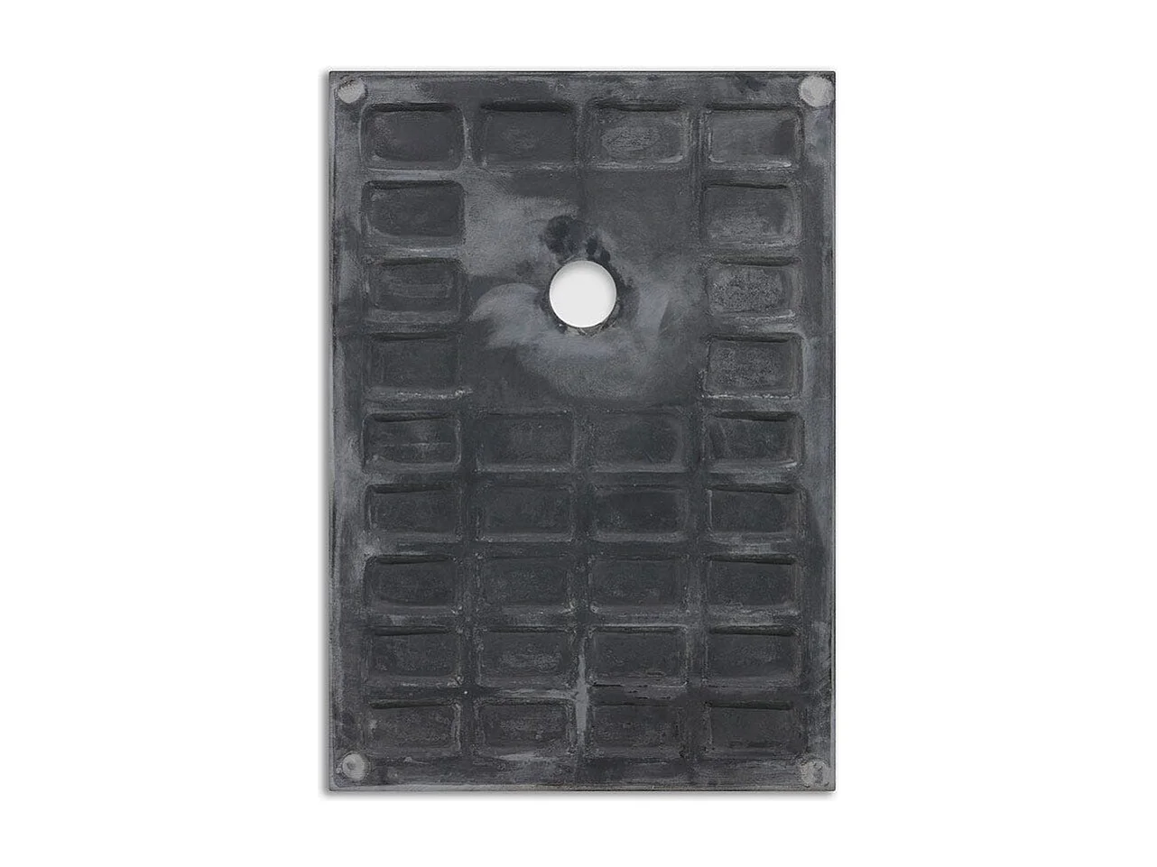 Receveur De Douche En Résine Anthracite Effet Pierre 70X90 | Muse