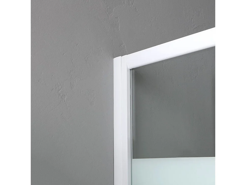 Cabine De Douche Incurvée 90X90 Crystal 4 Mm Sérigraphié | Venere