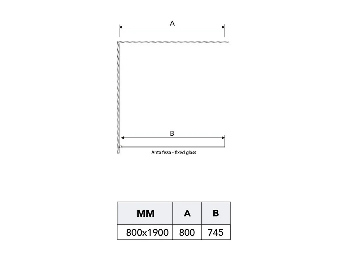 Cabine De Douche 80X130 Angulaire Avec Porte Coulissante | Dream
