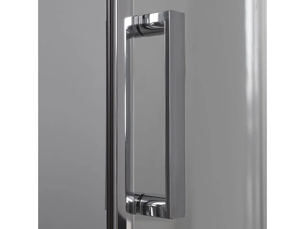 Cabine De Douche Moderne Angulaire Profiles En Aluminium 80X80 Transparent | Fly