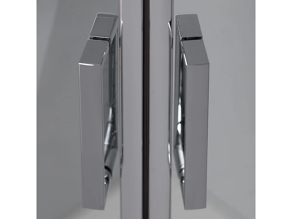 Cabine De Douche Moderne Angulaire Profiles En Aluminium 80X80 Transparent | Fly