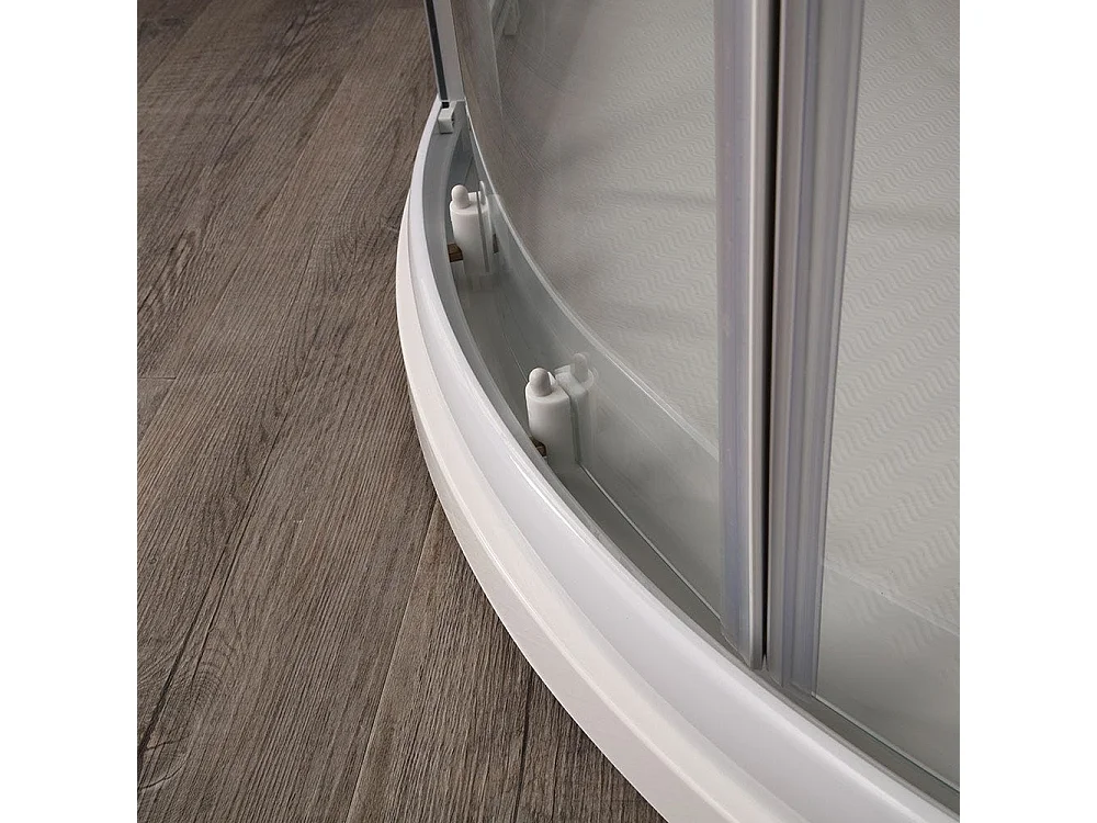 Cabine De Douche Semi-Circulaire 80 Cm Crystal Sérigraphié | Venere