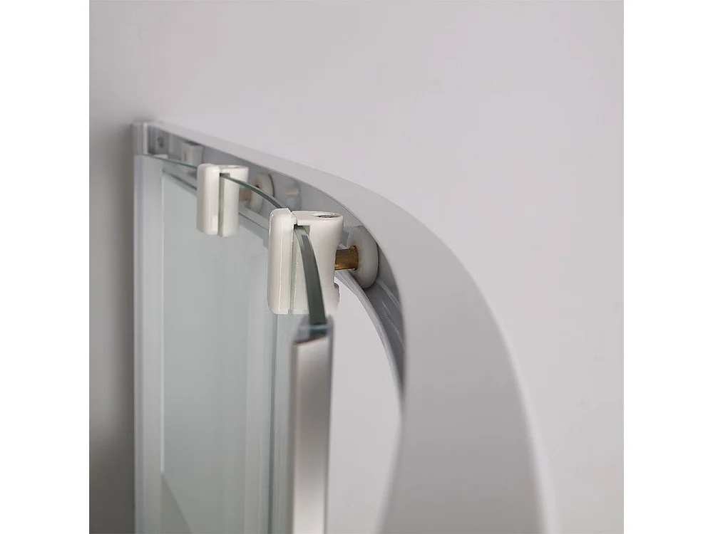 Cabine De Douche Semi-Circulaire 80 Cm Crystal Sérigraphié | Venere