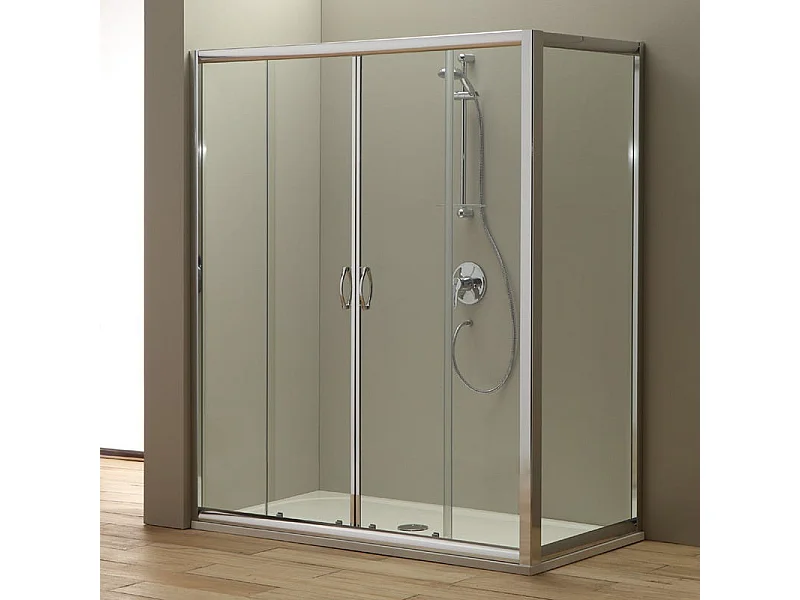 Cabine De Douche 180X80 Cm Avec Côté Fixe | Giada