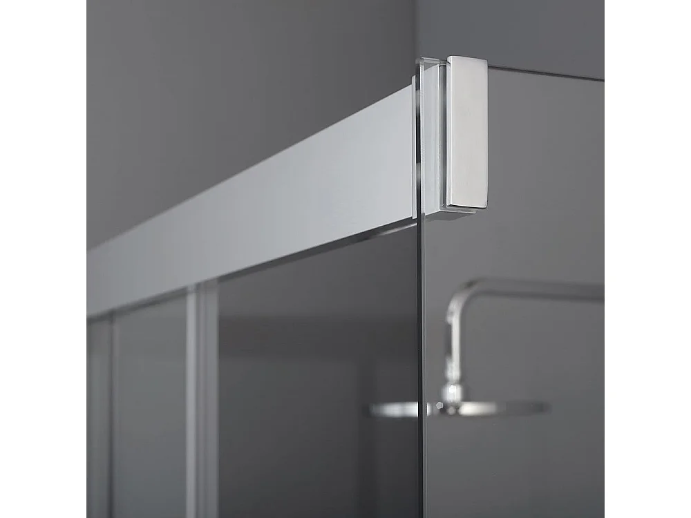Cabine De Douche 70X120 Cm Transparente Ouverture Coulissante Avec Côté Fixe | Dream
