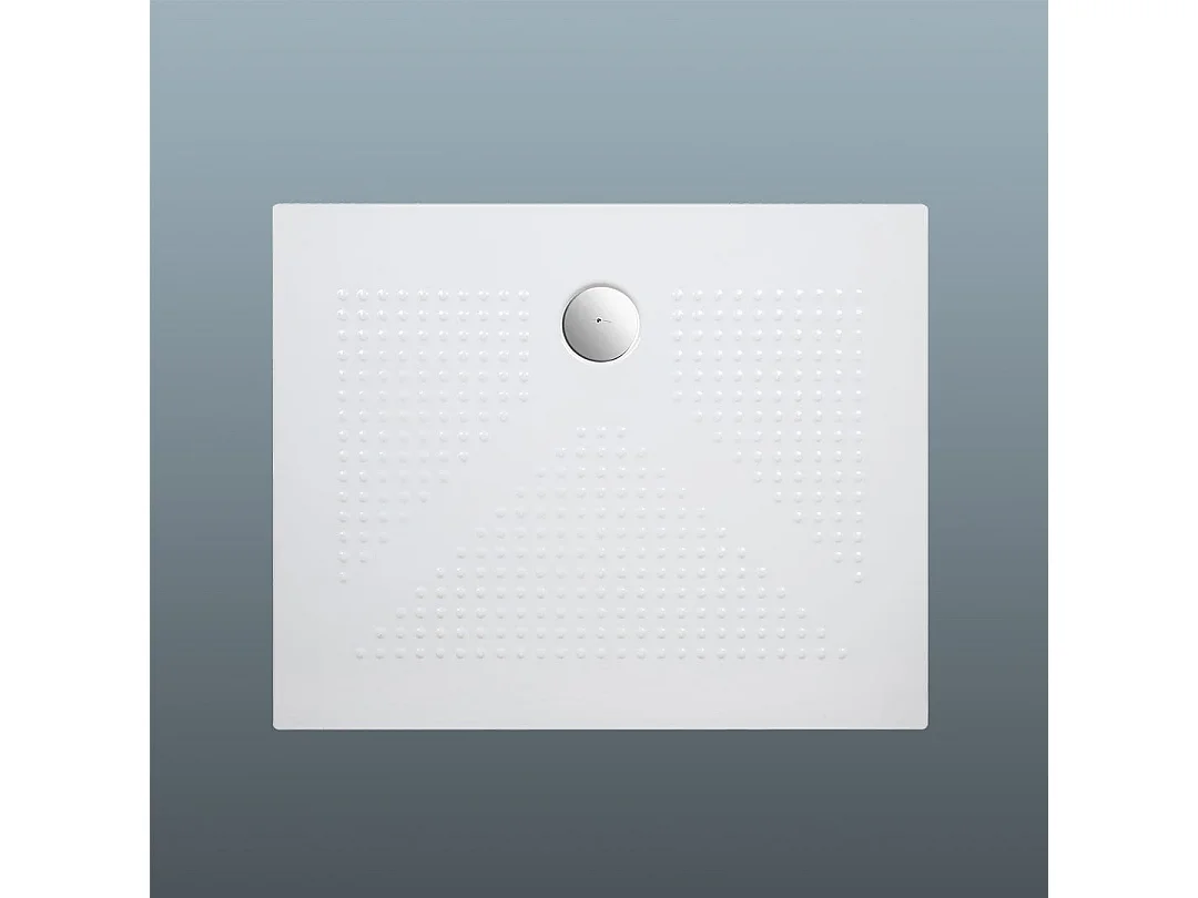 80X100 Plateau De Douche En Ceramique Blanche Fine 3 Cm | Delfino